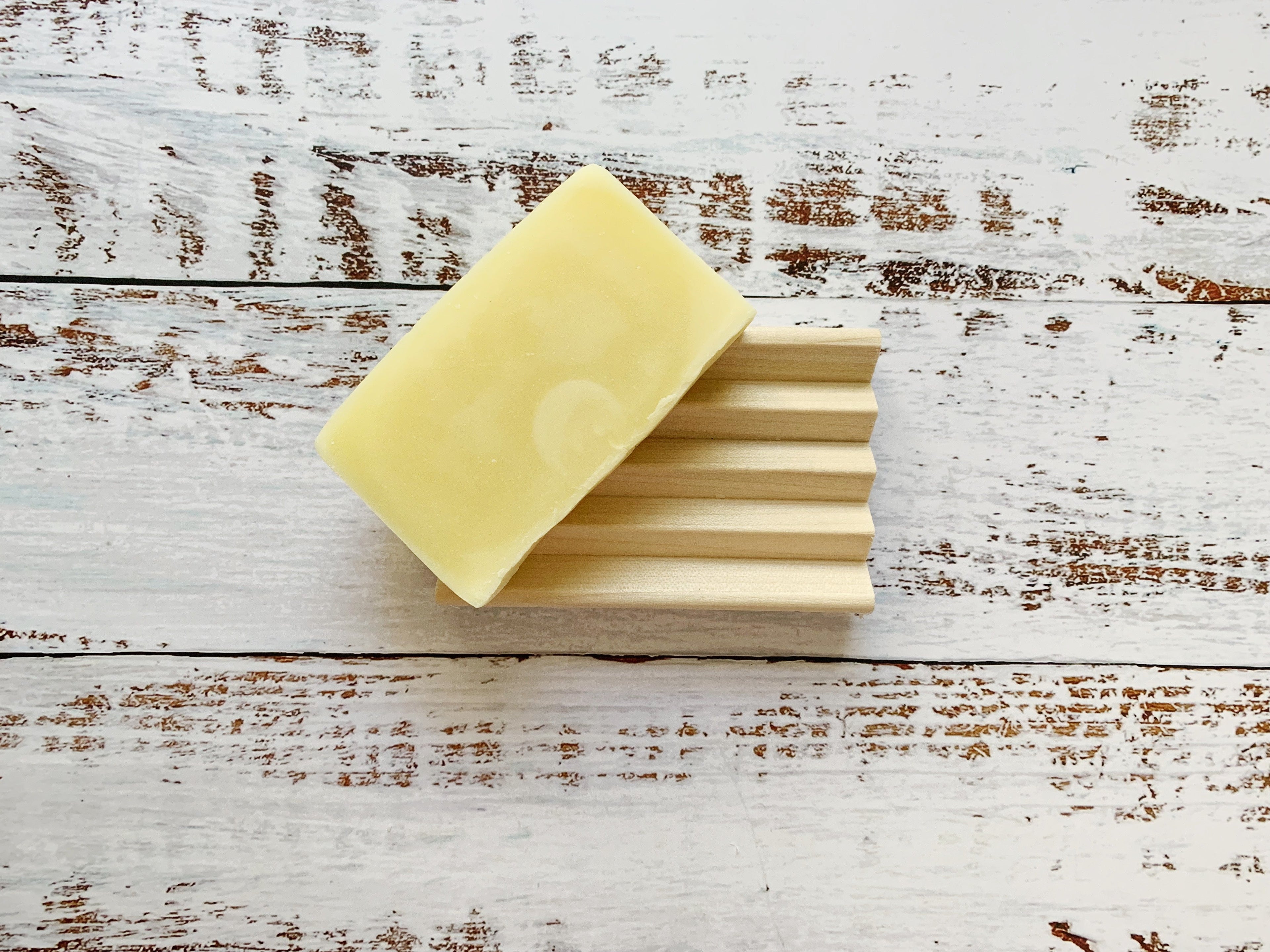 Wooden Soap Dish Set of Two - Durable Natural Bath Accessory