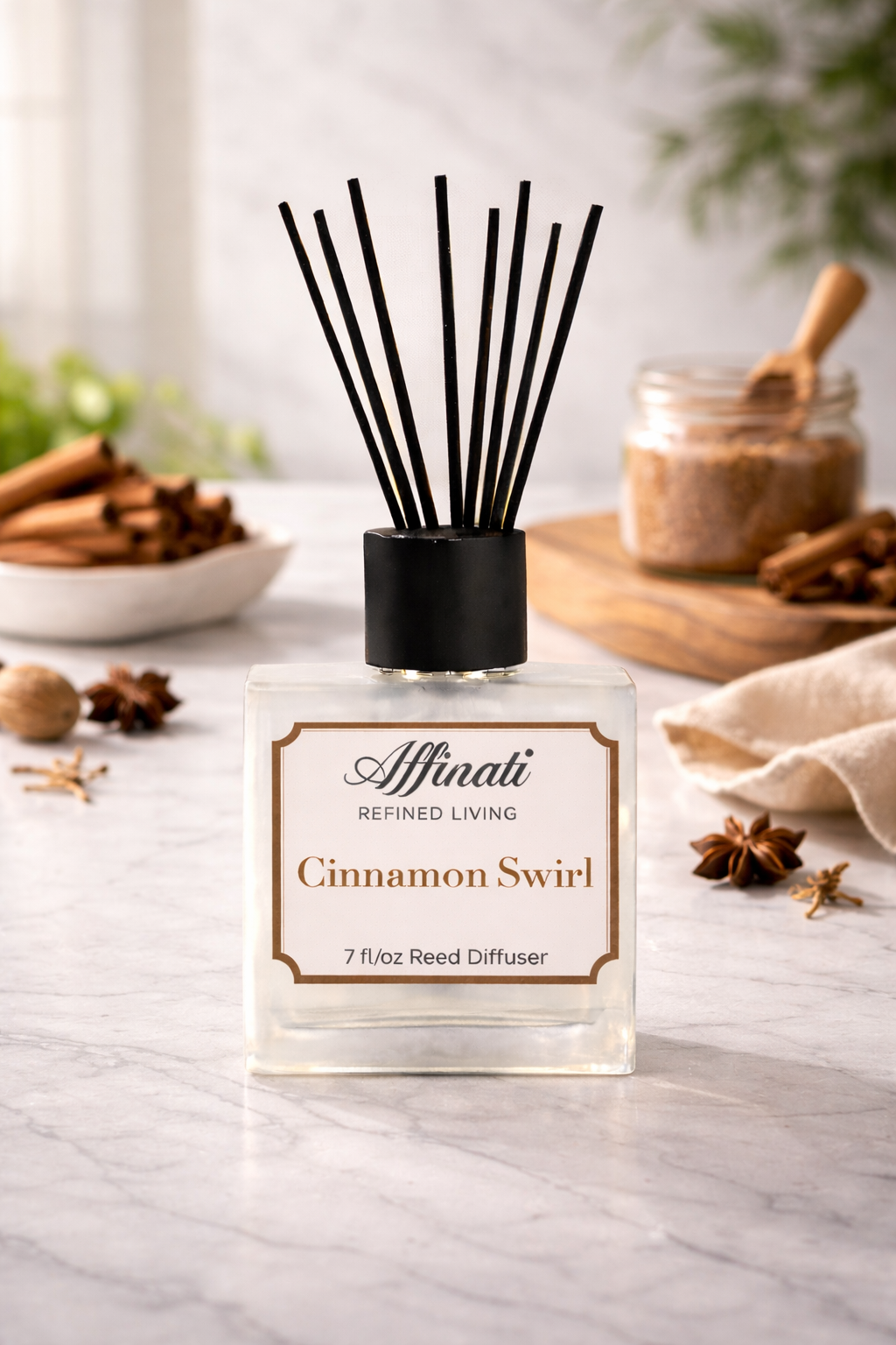 Cinnamon Swirl Reed Diffuser