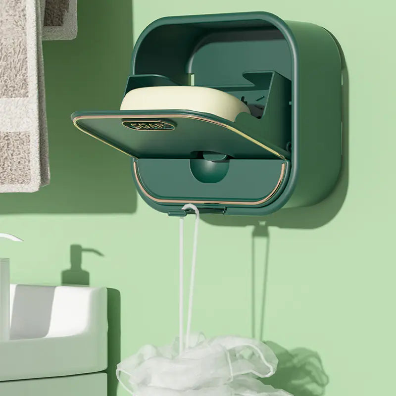 Wall-mounted Multifunctional Soap Box Bathroom Accessory