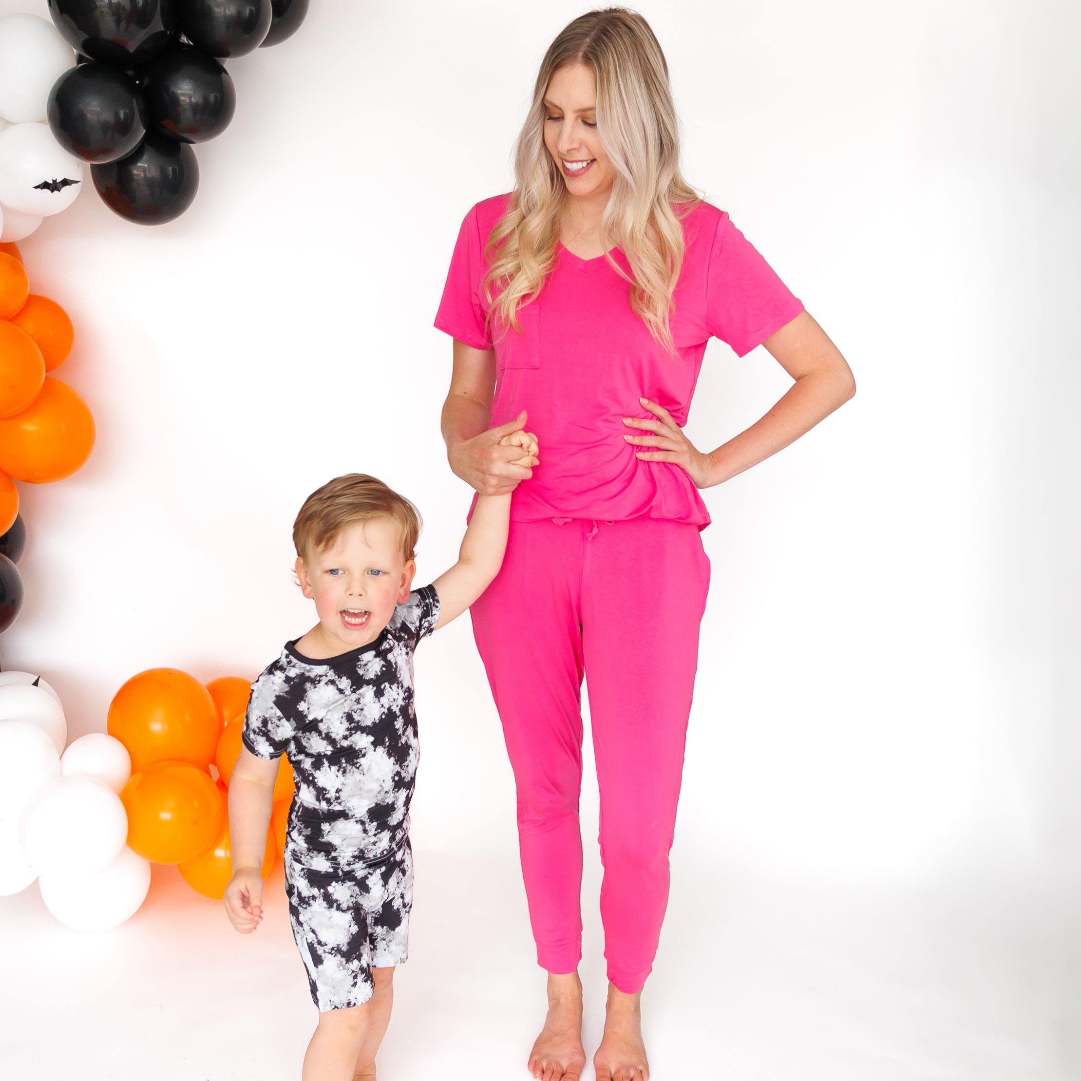 Women's Bubblegum Bamboo Joggers Comfy Lounge Pants