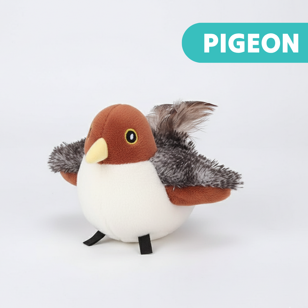 Interactive Cat Flapping Bird Toy