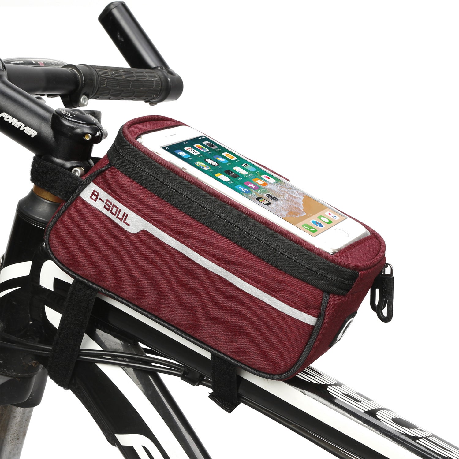 Waterproof Bike Handlebar Phone Bag Universal Cycling Frame Case