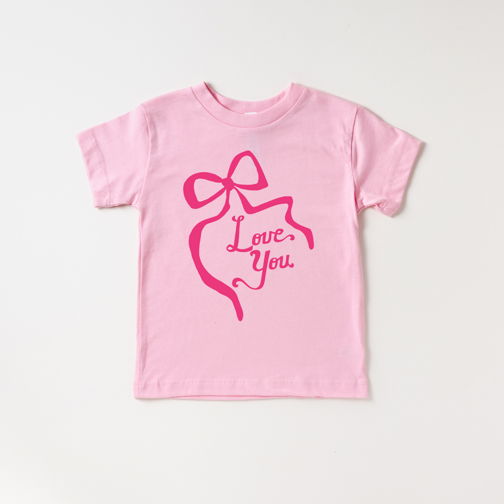 Love You Pink Coquette Bow