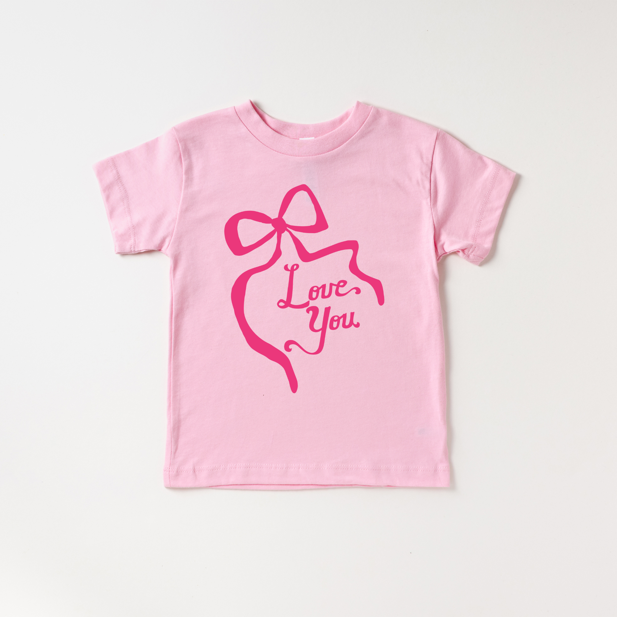 Love You Pink Coquette Bow