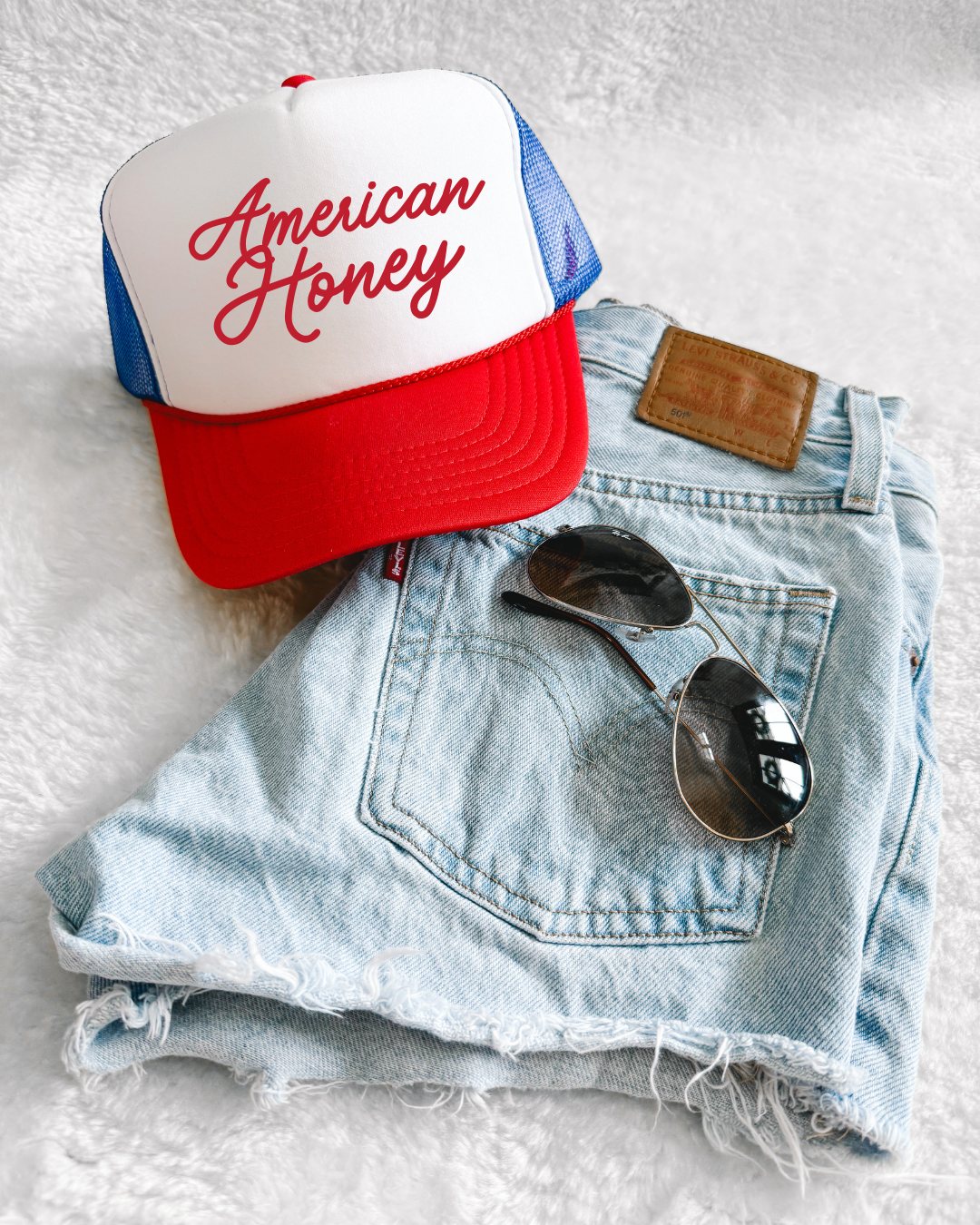American Honey Trucker Hat Women's Snapback Streetwear Cap
