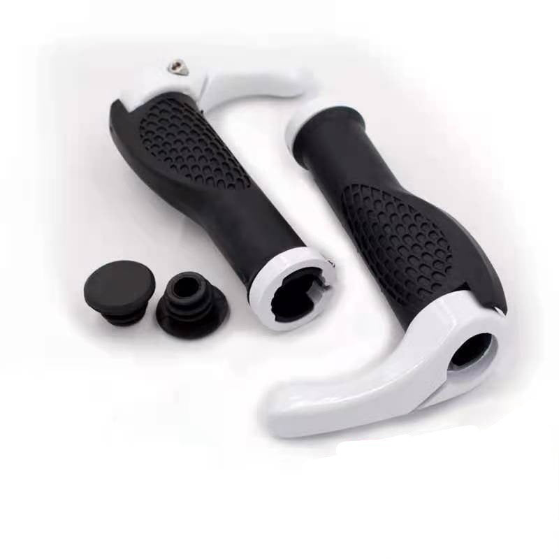 Anti-Slip Mountain Bike Handlebar Grips with Aluminum Alloy Locks