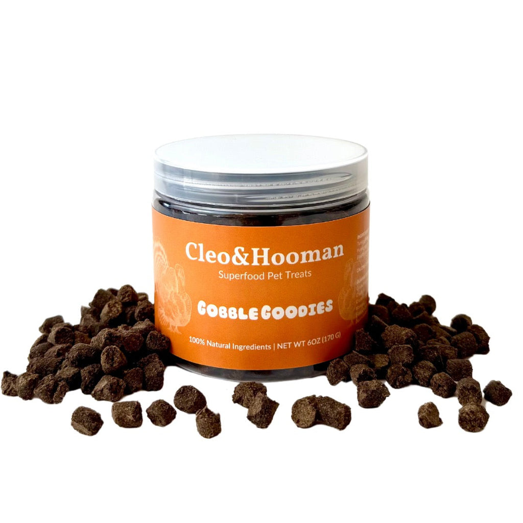 Gobble Goodies Superfood Pet Treats - Natural Turkey Dog Snacks