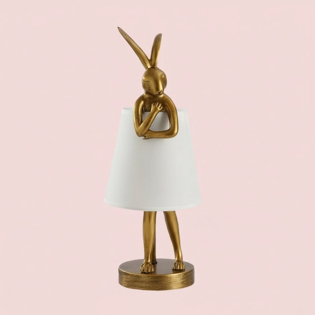 Modern Bunny Table Lamp with Adjustable Ambient Lighting