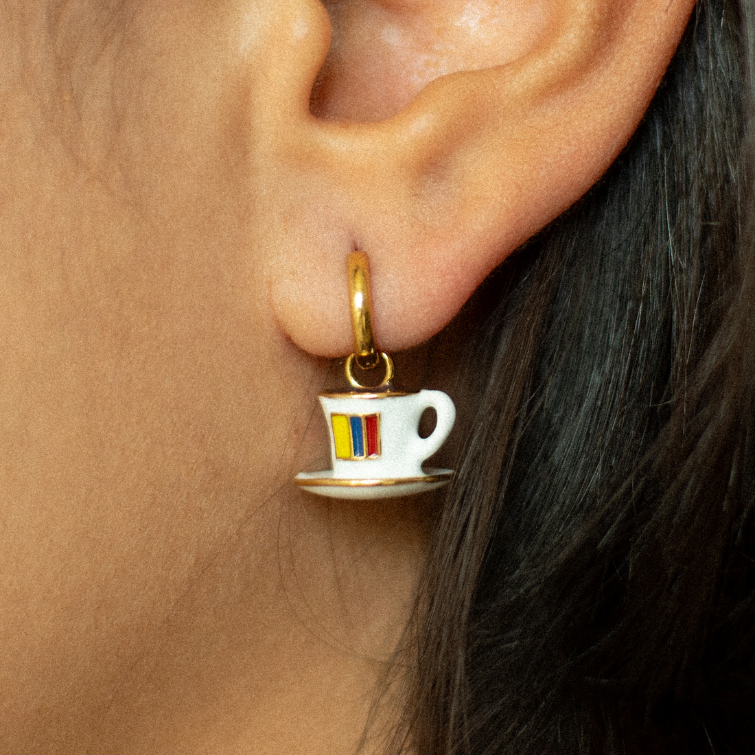 Hoop Earrings - Colombian Charms Collection