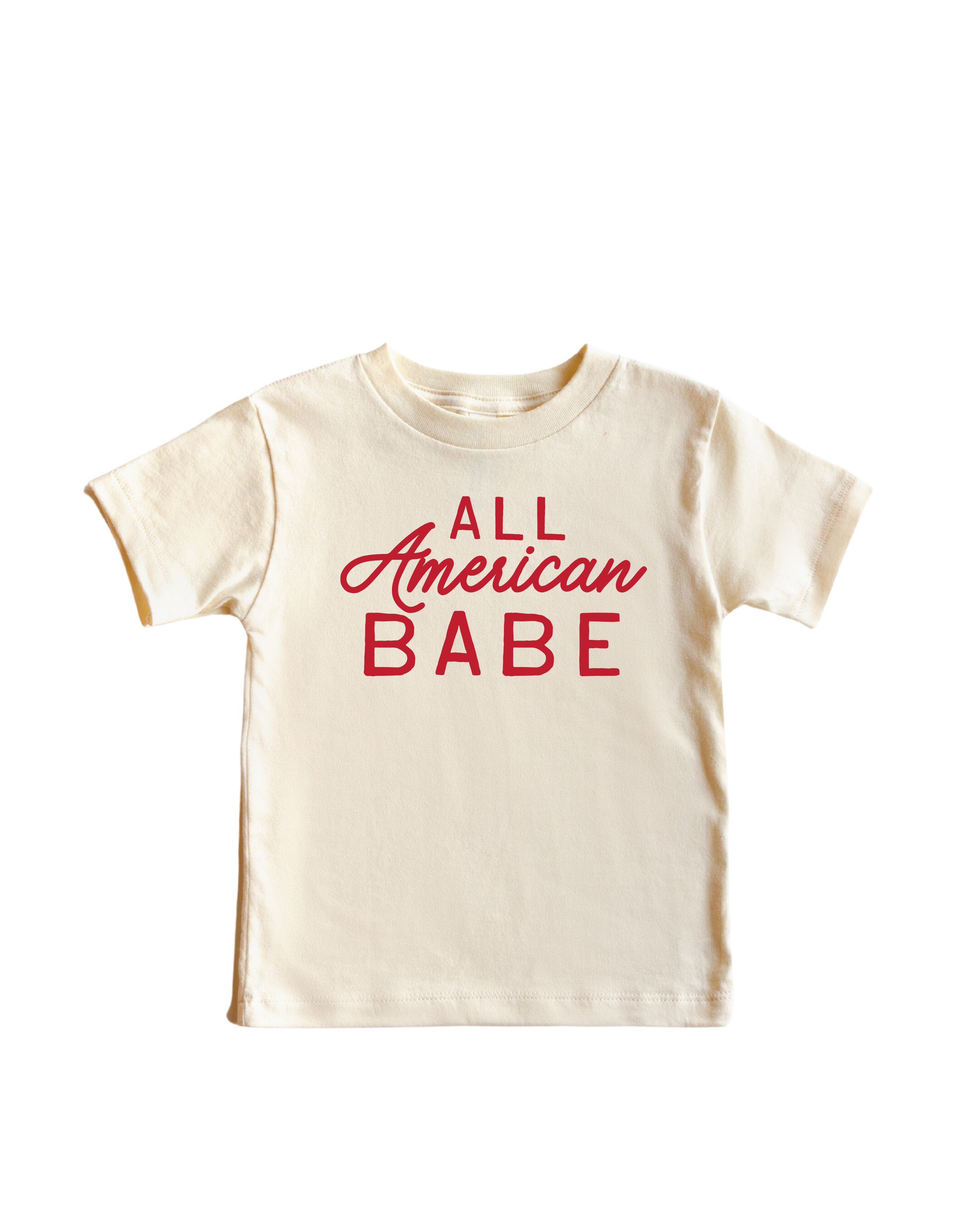 All American Babe Unisex Tee - Soft Cotton Minimalist Style
