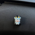 2 Pcs Cartoon Car Dashboard Hooks Mini Adhesive Organizer Hangers