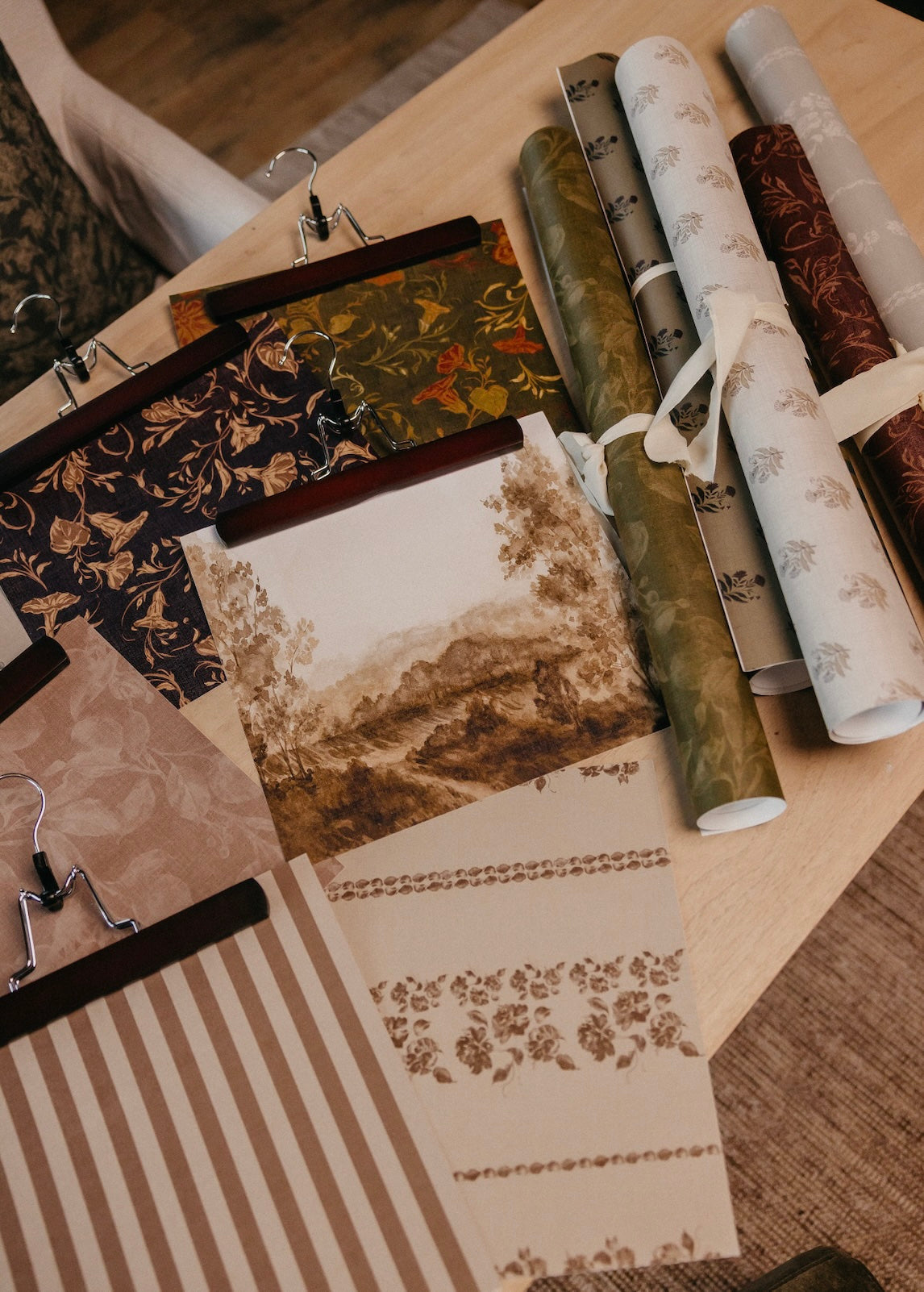 Savile Row Removable Peel and Stick Wallpaper Design