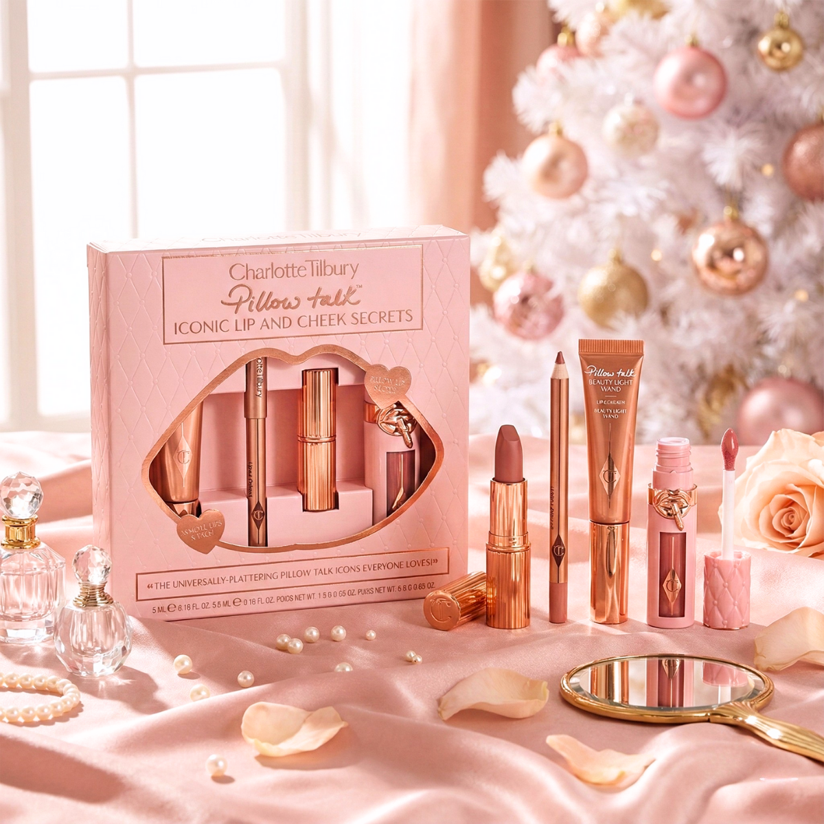 Pillow Talk Iconic Lip and Cheek Secrets Makeup Set