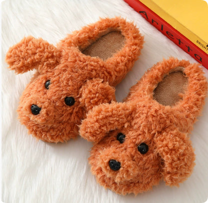 Fluffy Faux Fur Winter Slippers for Couples Comfy House Shoes