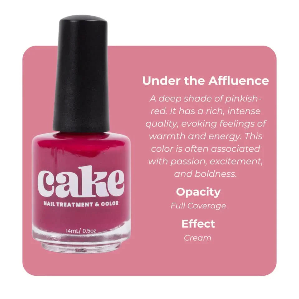 Nail Strengthening Polish - Under the Affluence Deep Burgundy