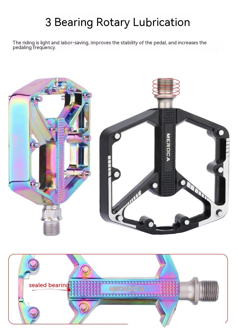 Aluminum Alloy Non-Slip Bike Pedals - Lightweight Cycling Platform