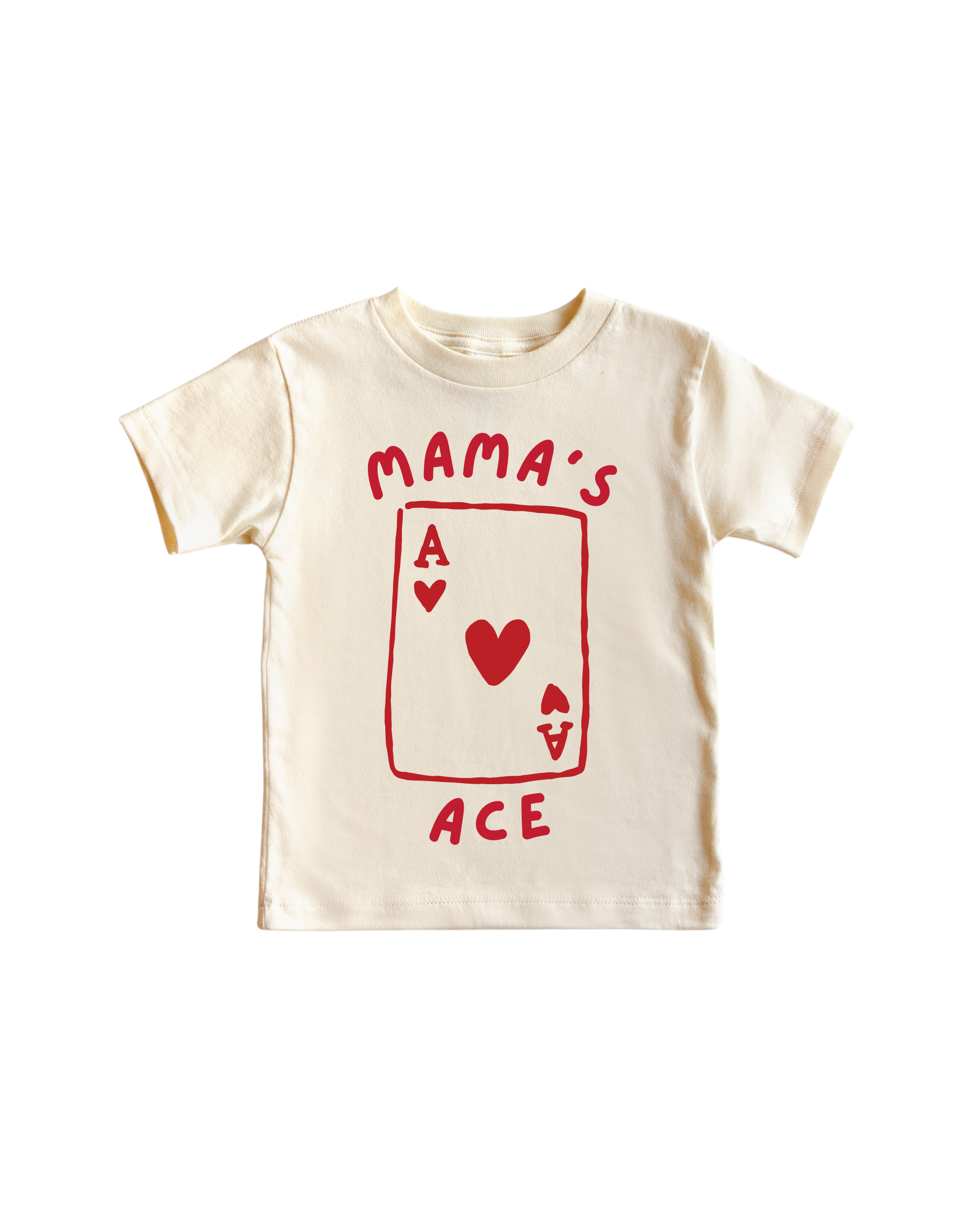 Mama's Ace Unisex Cotton Graphic T-Shirt Minimalist Casual Tee