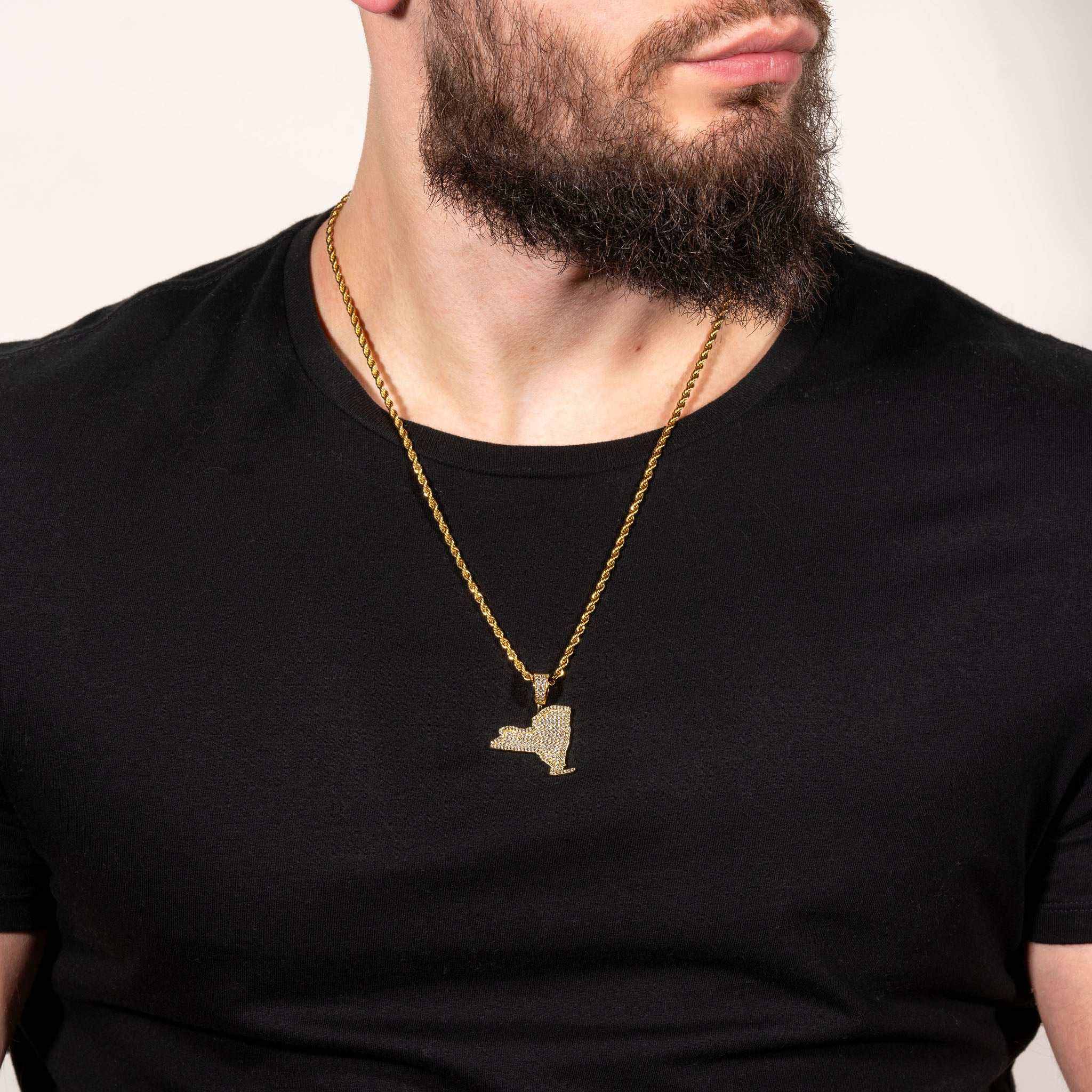 New York Pendant 925 Sterling Silver