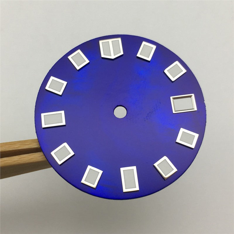 Modified Watch Dial With Luminous Numerals