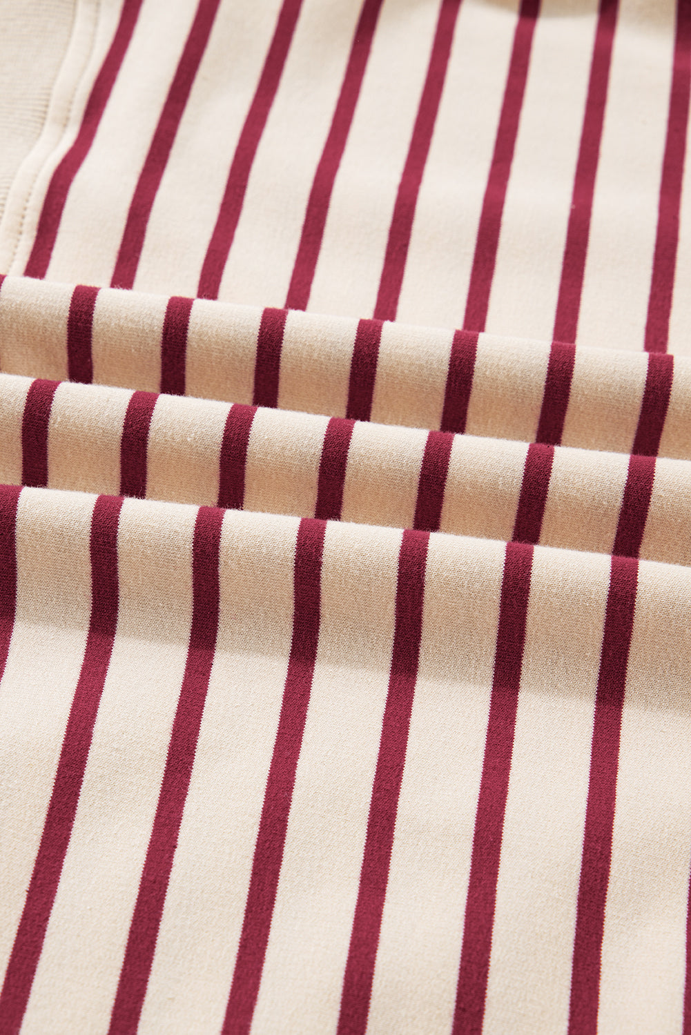Women's Stripe Cropped Pullover and Bubble Mini Skirt Set