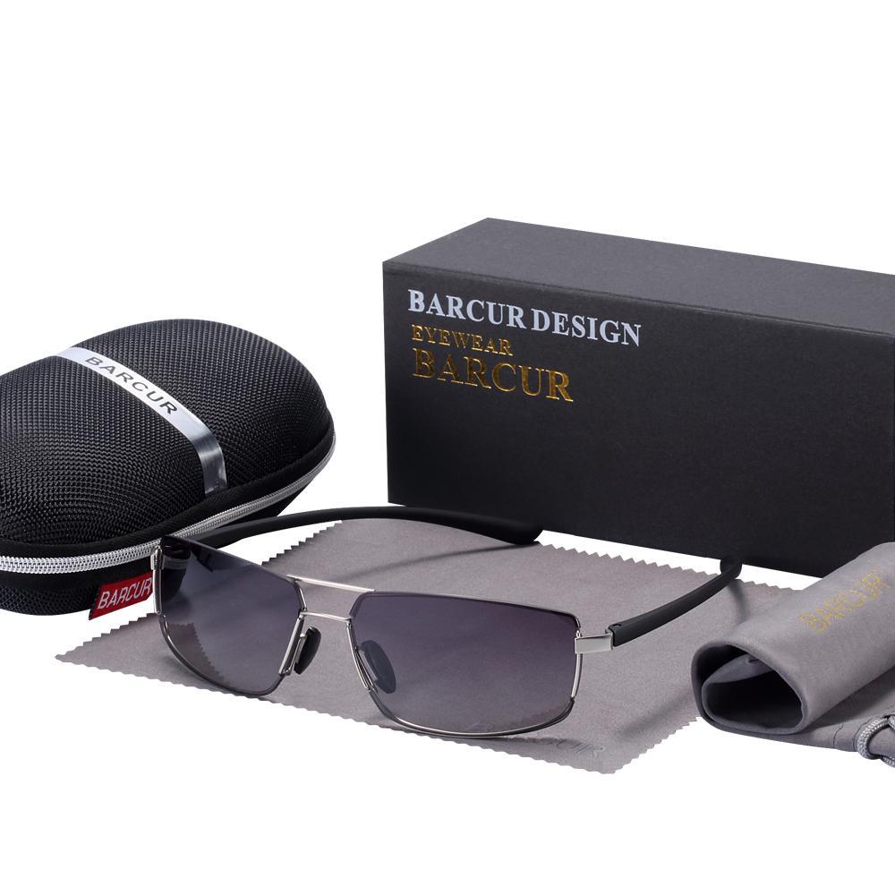 Luxury Polarized Rectangular Sunglasses with UV400 Protection