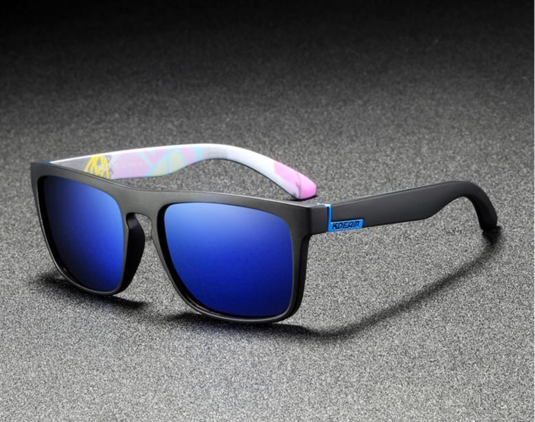 Square Mirror Polarized Sport Sunglasses UV400 Ultralight