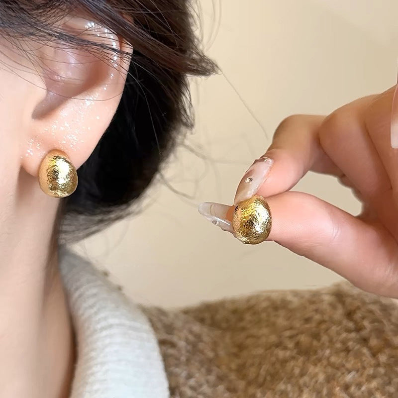 Tiny Heart Gold Earrings - Comfort Fit Sleep-Ready Studs