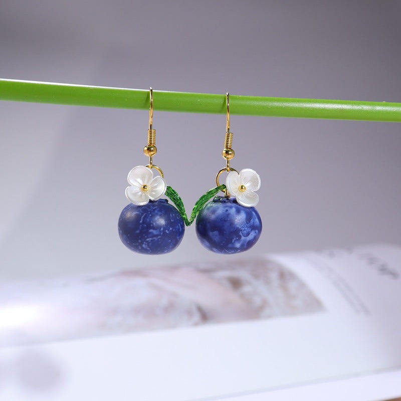 Whimsical Leaf Pendant Earrings in Vibrant Creative Resin Colors