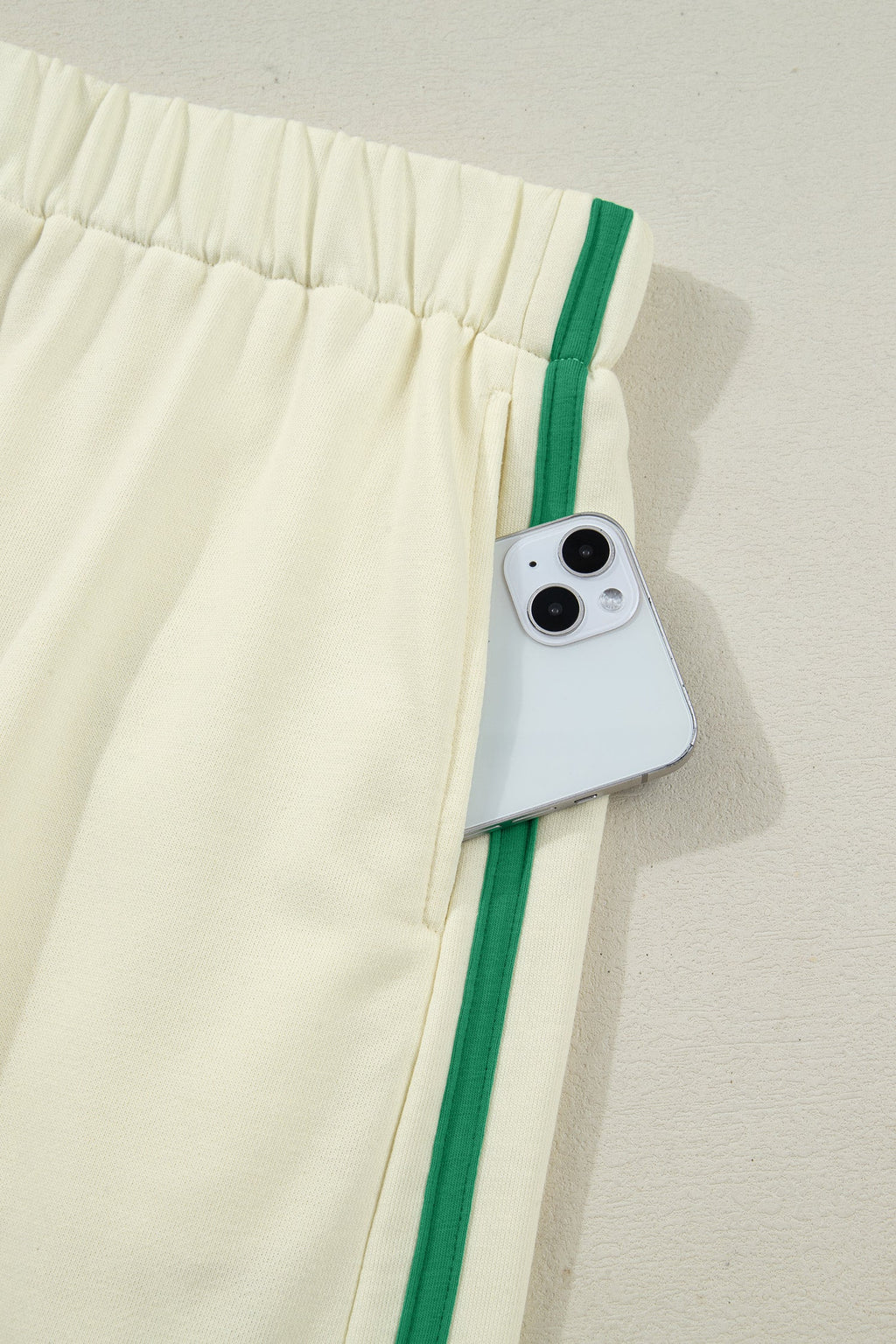 Ribbed Colorblock V-Neck & Skort Athleisure Set