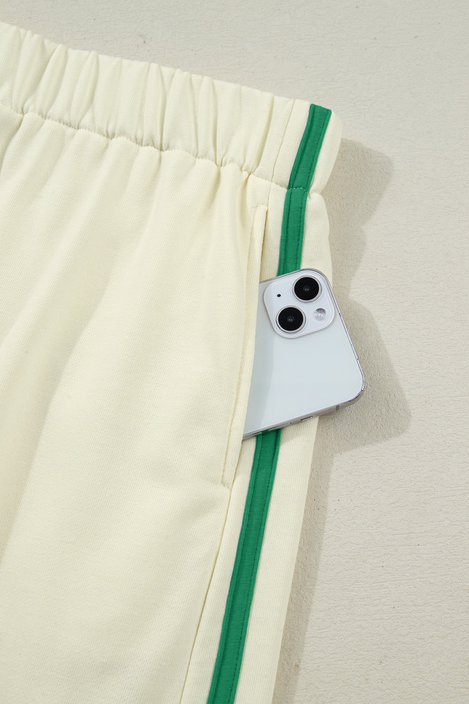 Ribbed Colorblock V-Neck & Skort Athleisure Set