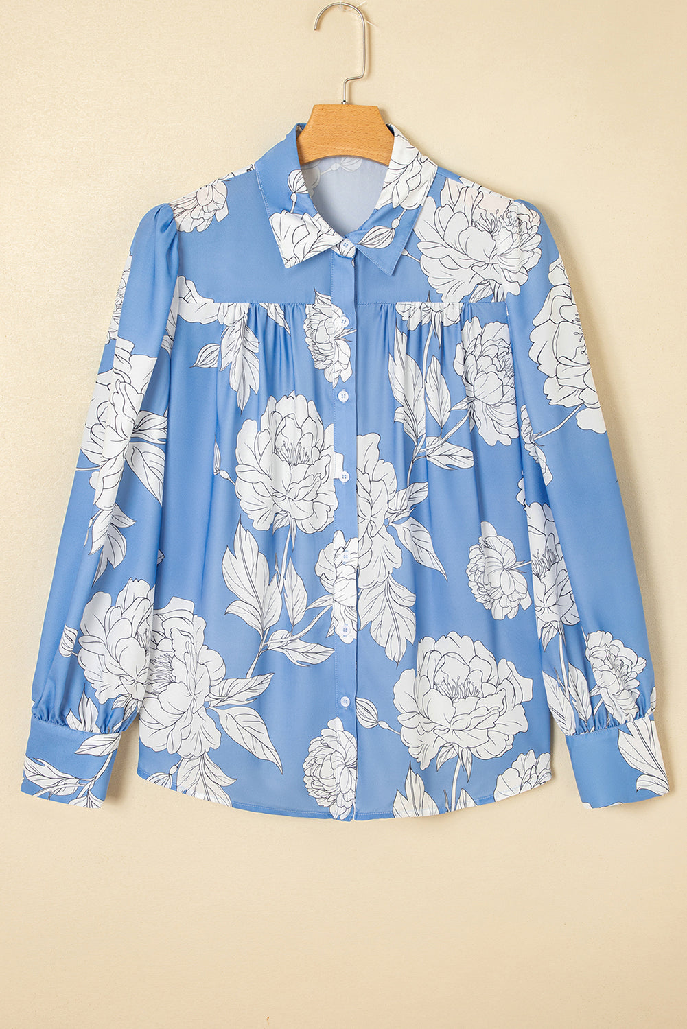 Carmen Detail Puff Sleeve Shirt
