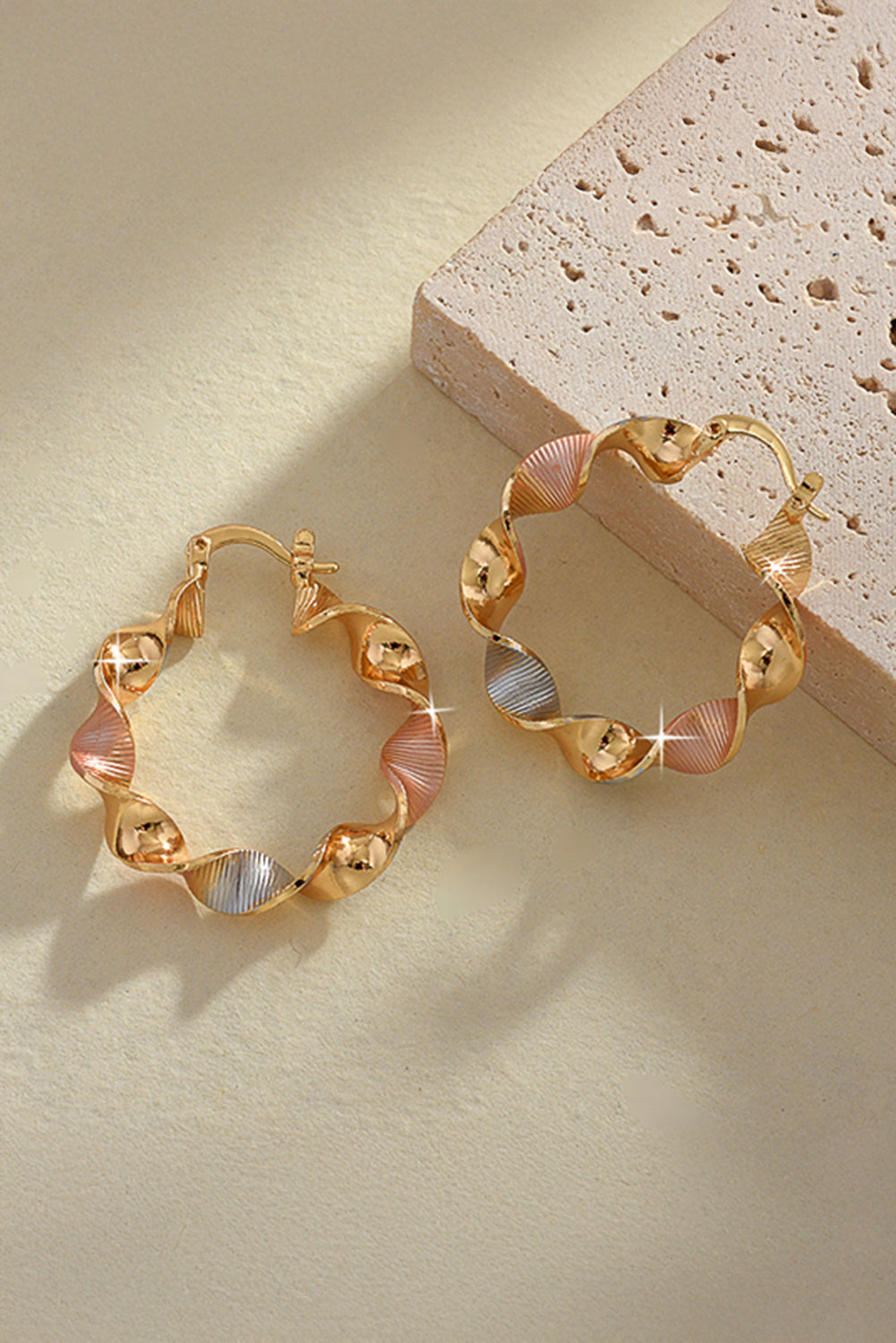 Julieta Plated alloy Hoop Earrings