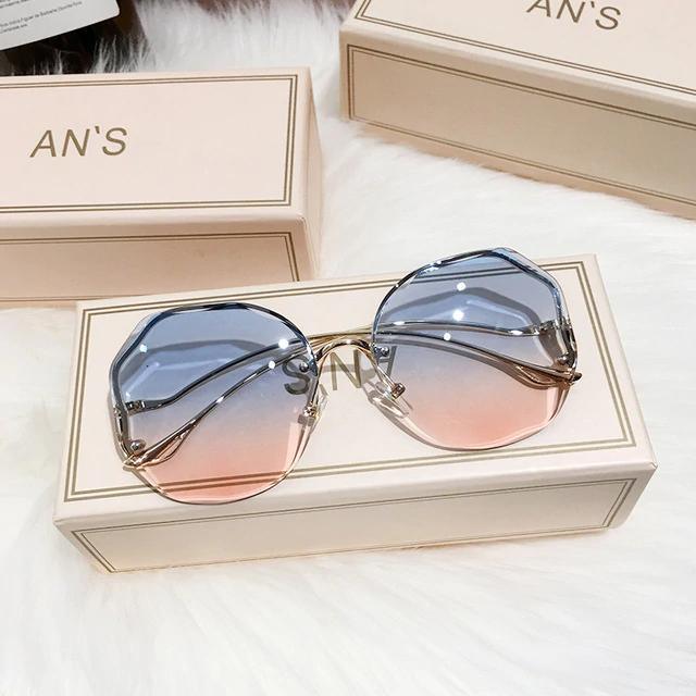 Kids Modern Hexagon Metal Sunglasses with UV400 Protection