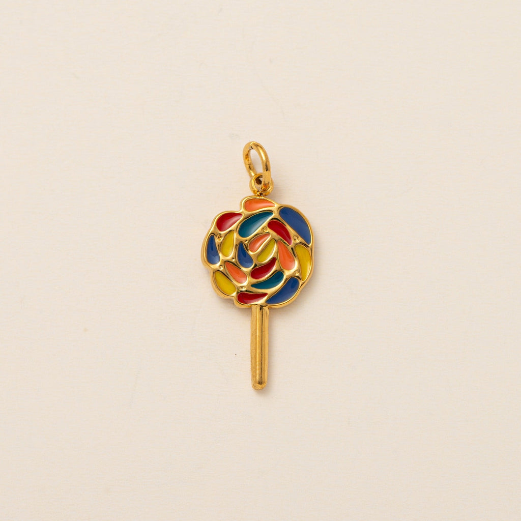 18K Gold Vacuum Plated Small Pendant Necklace