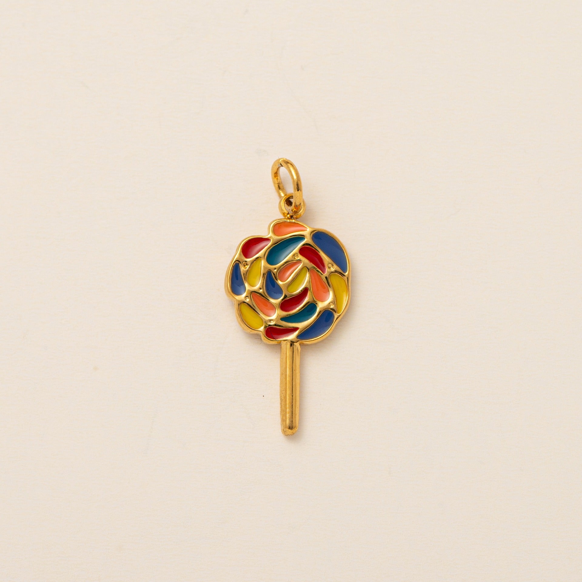 18K Gold Vacuum Plated Small Pendant Necklace