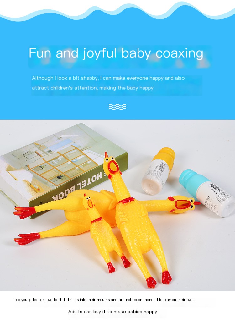 Screaming Chicken Pet Toy