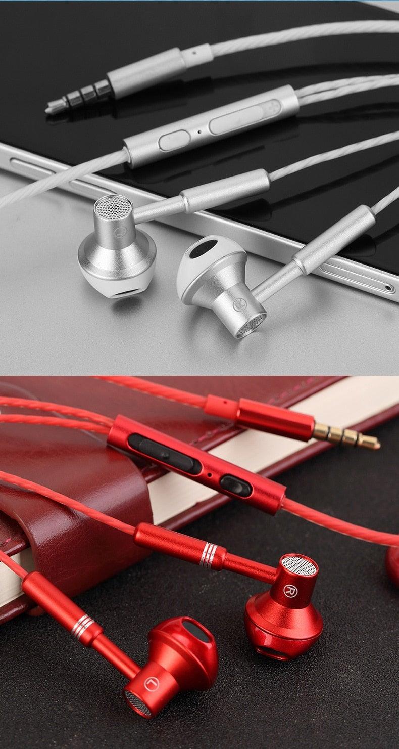 EARDECO 9D Stereo Wired Earphones with Mic and Volume Control