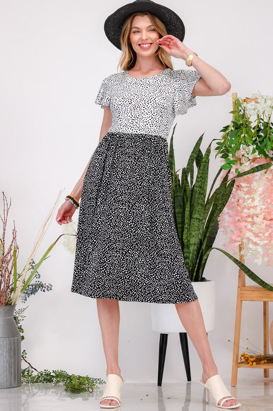 Sleeveless Side Slit Midi Summer Dress