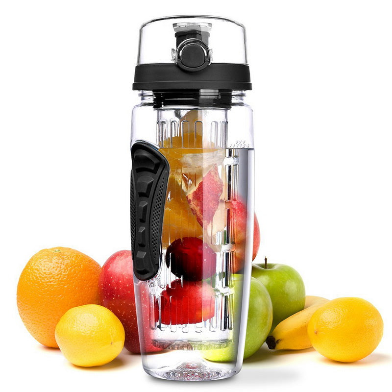 32oz Fruit Infuser Water Bottle BPA-Free Leakproof Sport Shaker
