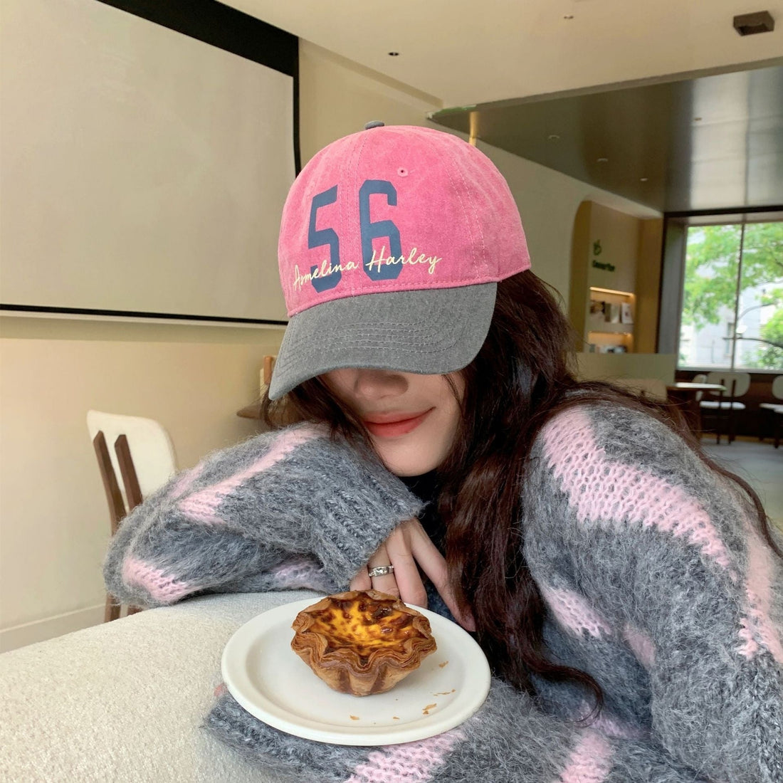 Plus Sized Deepening No.56 Baseball Cap — Oversize Sun-Proof Face Slimming Design
