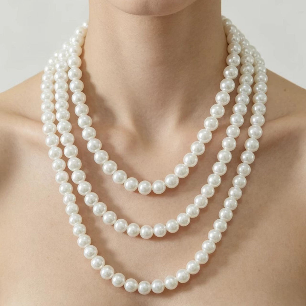 Elegant Multi-strand Pearl Necklace
