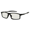 LEVEL UP Prime Blue Light Blocking Glasses - Computer Gaming Eyewear for Gamers to Filter UV Glare & Anti Eyestrain - Men Women & Kids Black Frame Spectacles w/Clear Lenses