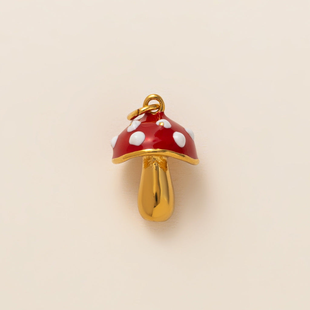 18K Gold Vacuum Plated Small Pendant Necklace
