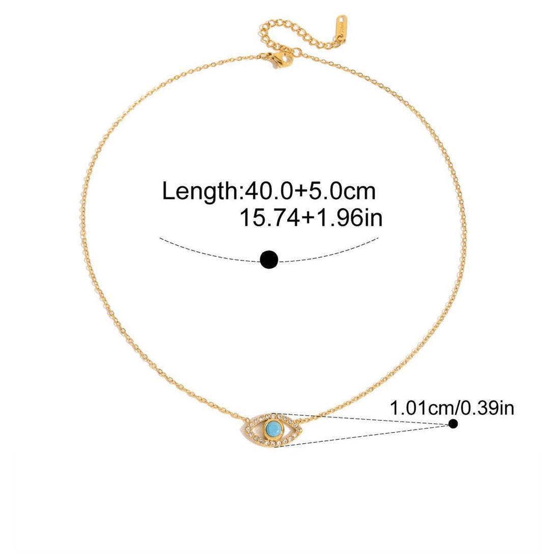18k Gold Ladybug Necklace and Earrings Set with Zircon Details