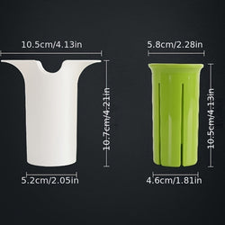 Versatile Manual Vegetable Chopper - Perfect for Cucumbers, Carrots & More - Durable ABS Kitchen Gadget