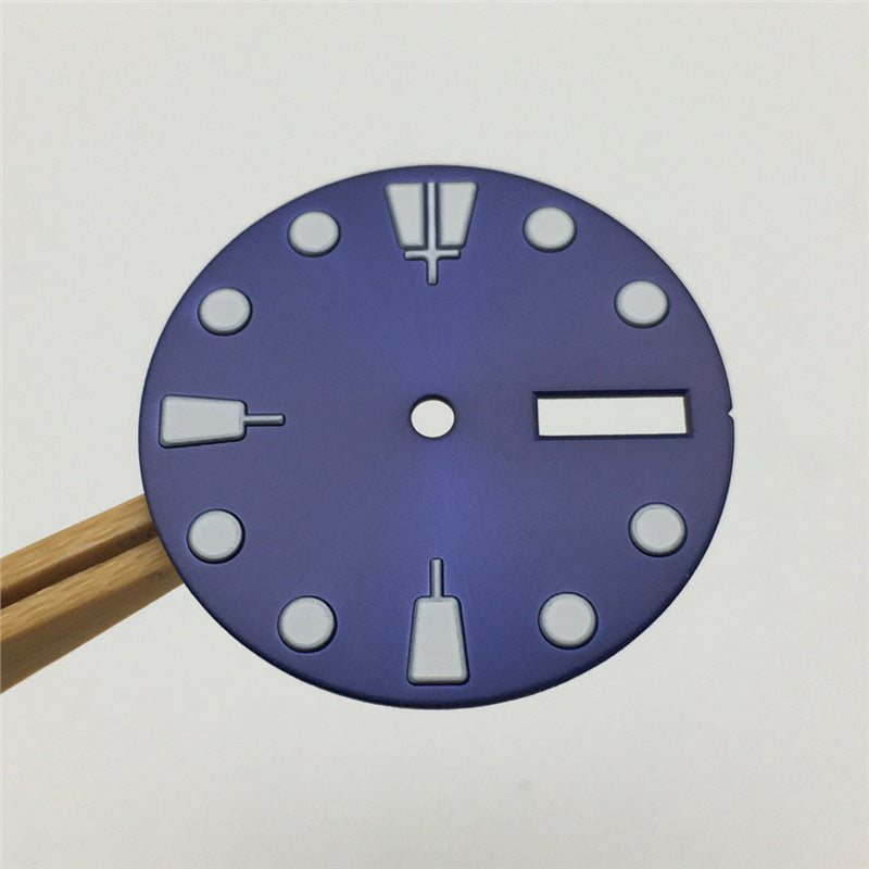 Modified Watch Dial With Luminous Numerals