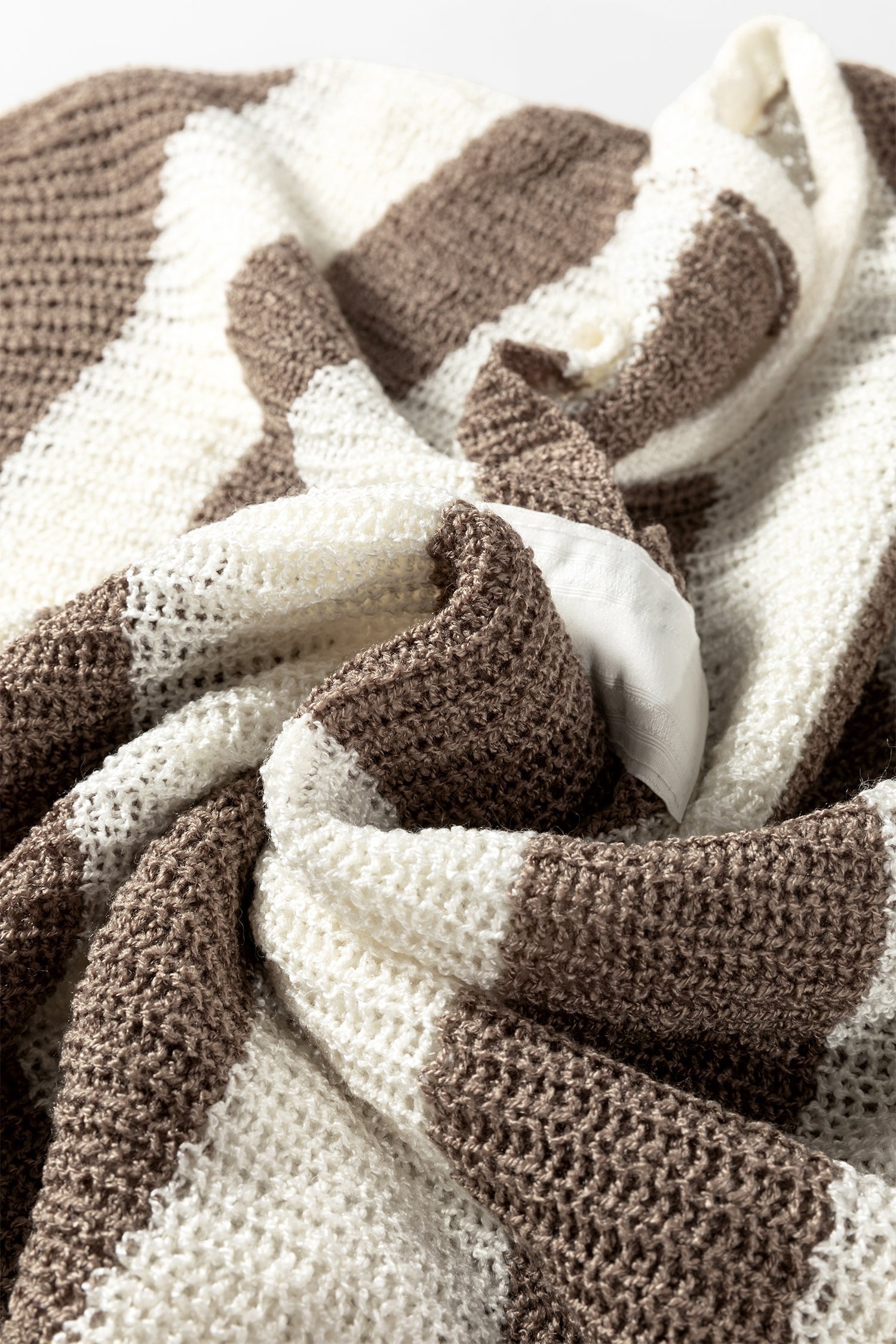 Colorblock Stripe V-Neck Bracelet Sleeve Sweater - Red and White