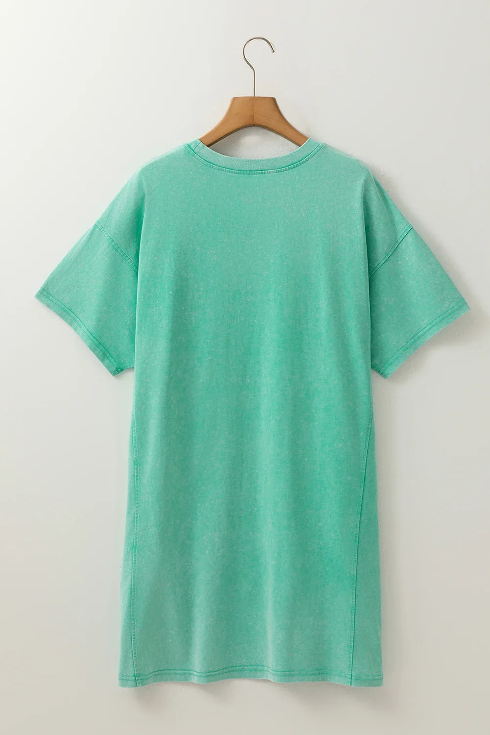 Women's Floral Patchwork Mini T-Shirt Dress