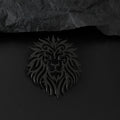Retro Hollowed-Out Lion Brooch Accessory