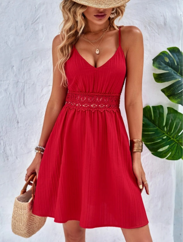 Women's Elegant Lace Trim Camisole Vest Top